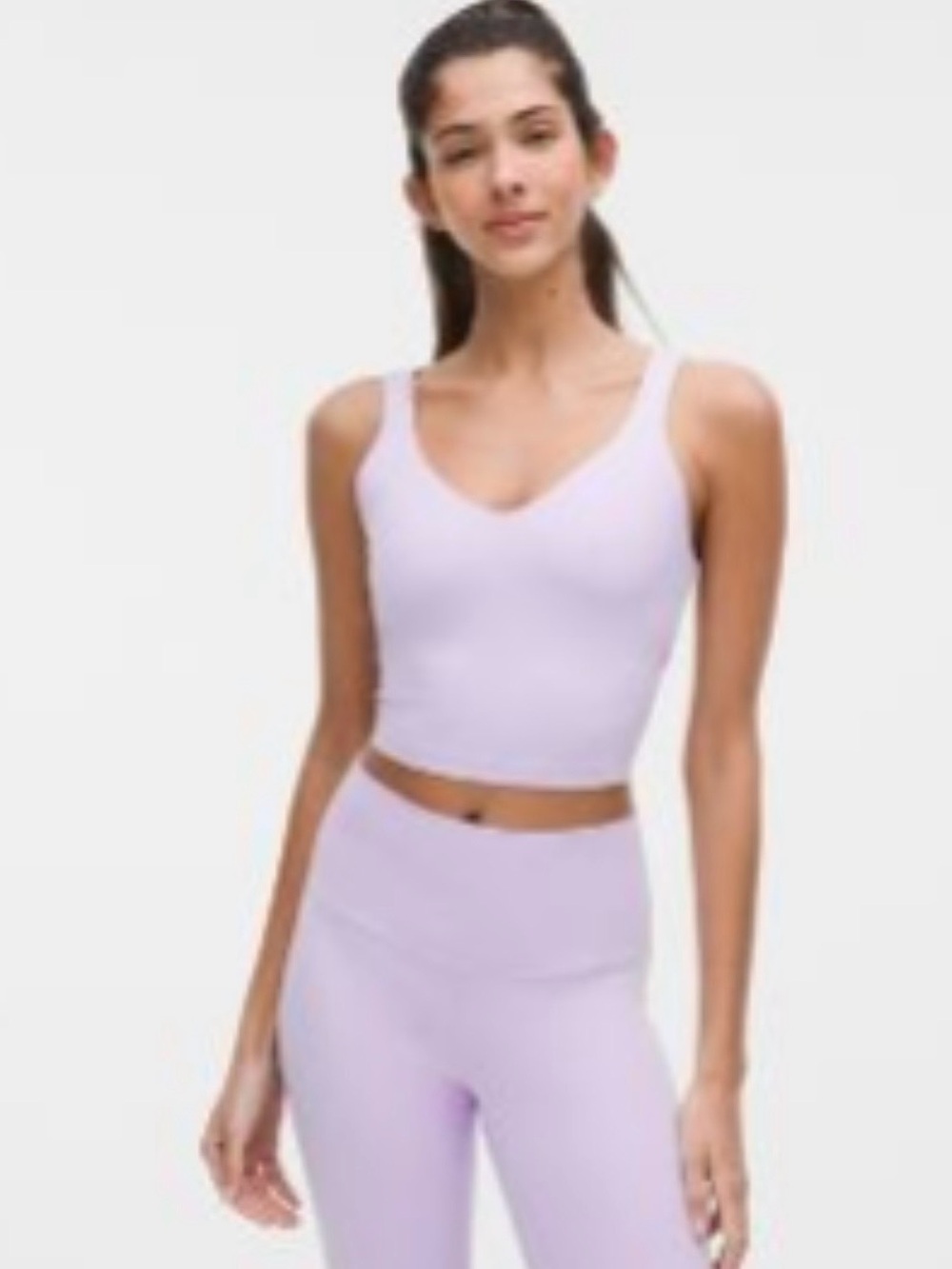 Lululemon Align cropped Tank size 10